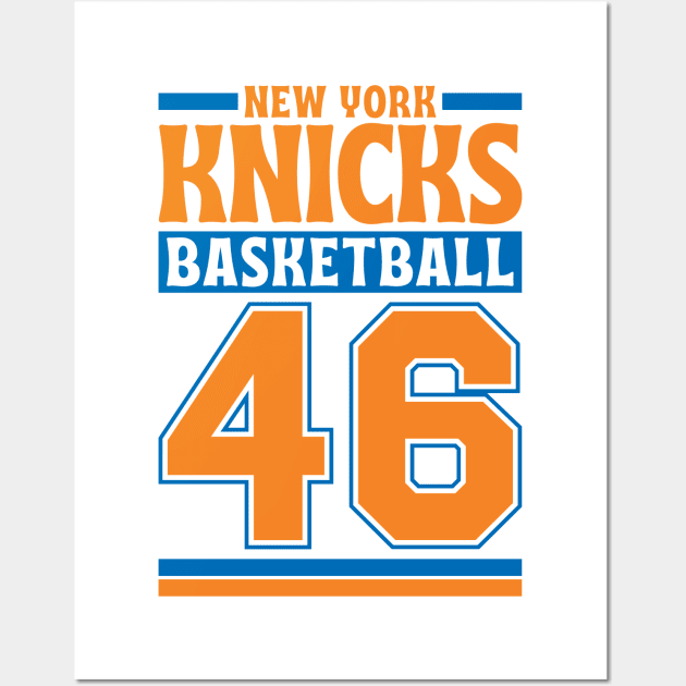 New York Knicks 1946 Basketball Limited Edition Wall Art by Astronaut.co